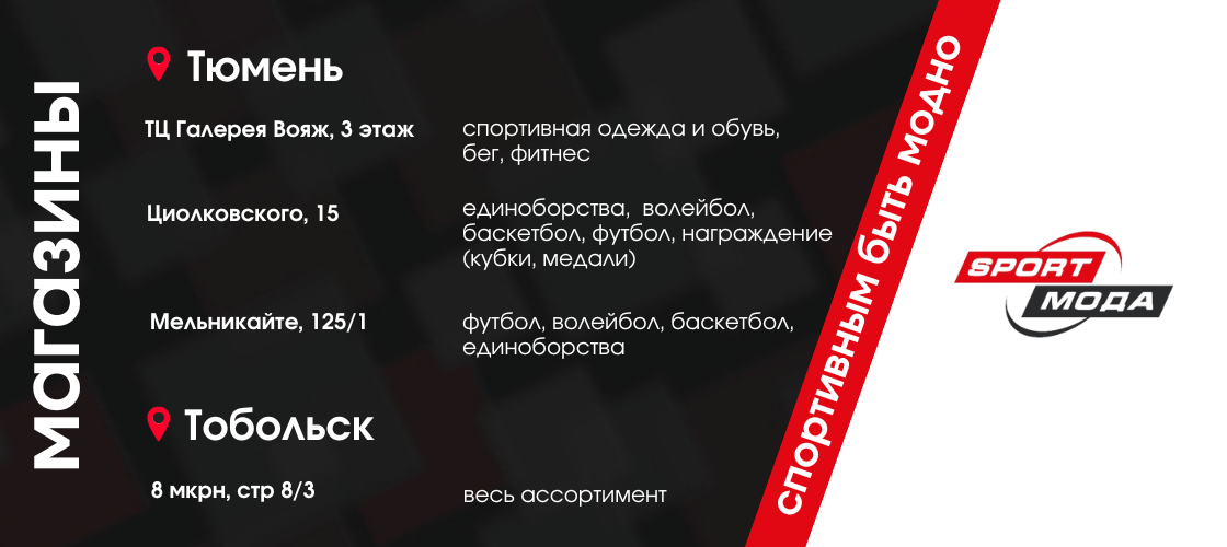 Информация о магазинах