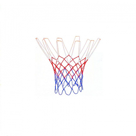 Сетка баскетбольная / 450 мм /нить 5 мм Триколор (Сетка баскетбольная триколор Ø=5 мм
)